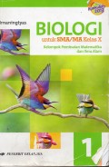 BIOLOGI untuk SMA/MA Kelas X